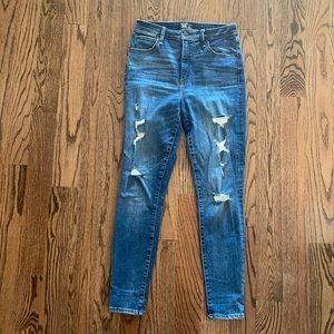 Abercrombie & Fitch High Rise Super Skinny Jeans